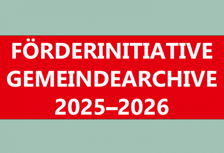 Förderinitiative Gemeindearchive 2025/26 