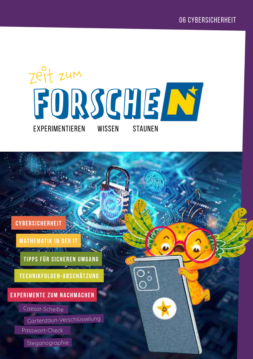 Cover Forschen Magazin Nr. 6 zum Thema Cybersicherheit